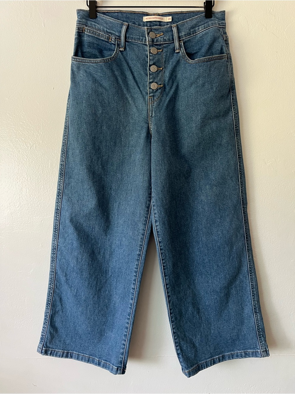 Levi’s Mile High Cropped Wide Leg